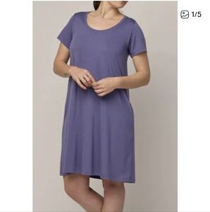 Wool& Maggie Swing Dress size M Wisteria Purple